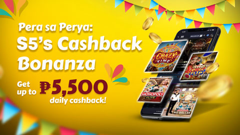 Pera sa Perya: S5.com’s Anniversary Cashback Bonanza